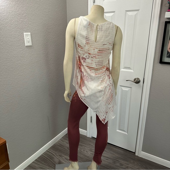 Express High Rise Supersoft Rose Gold Embroidered Stretchy Leggings Sz 0 or 2 - Picture 13 of 13